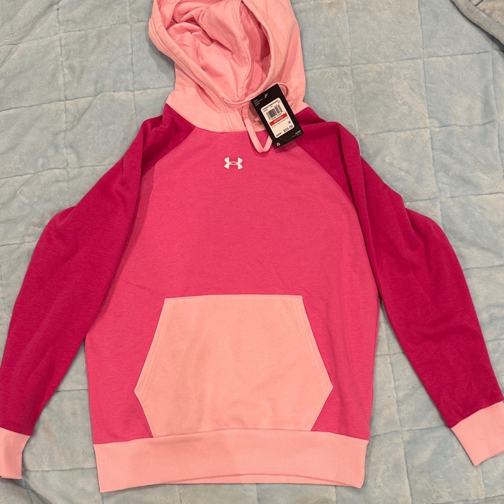 Under Armour Women's Two-Tone Pink Hoodie